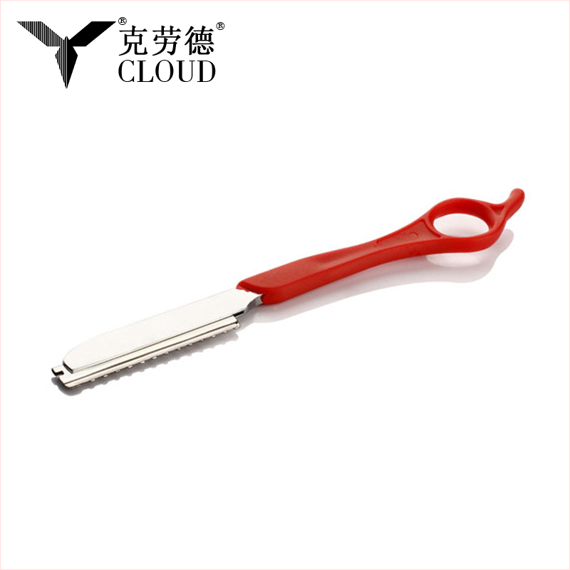 Hair Secans novacula Diver Recta novacula (Plastic manubrio)