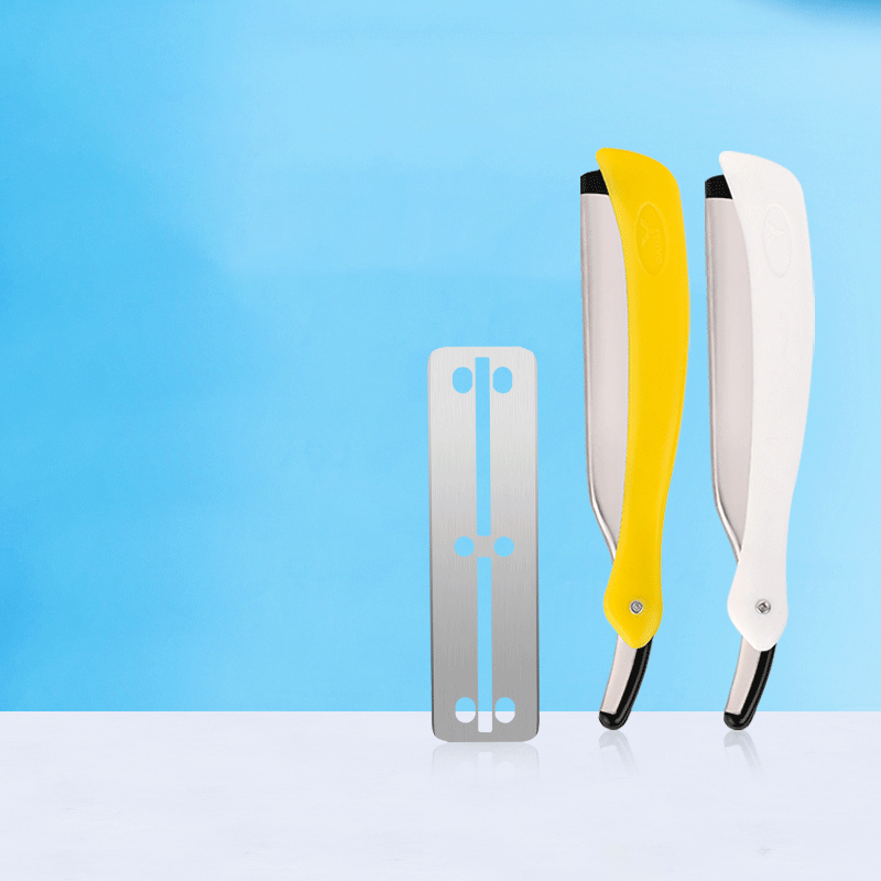 Supercilia Barba Portable Foldable Pampinatio LXXVII ferrum Recta novacula