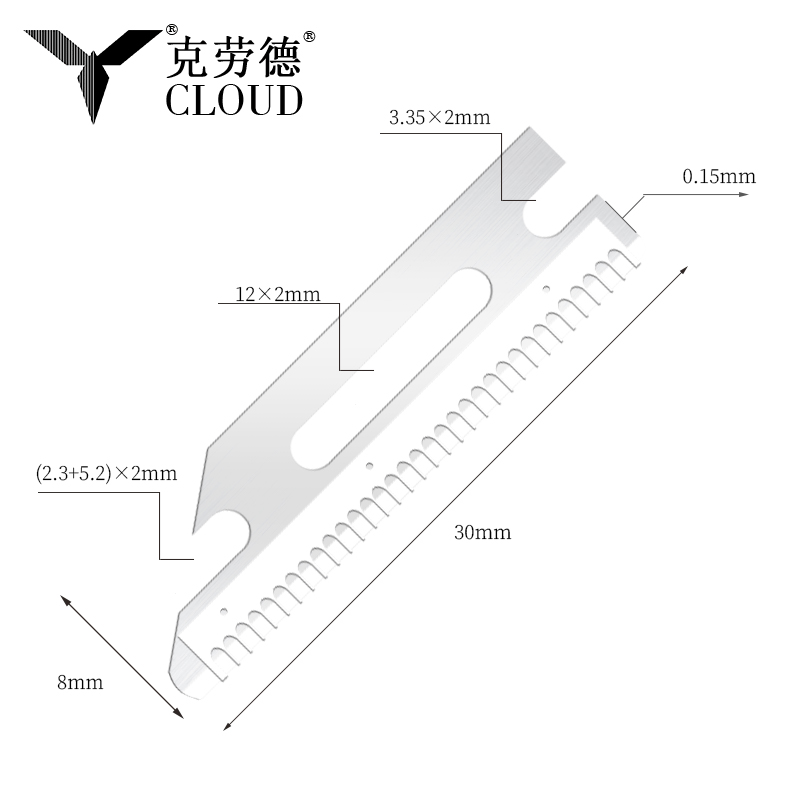 Portable Ultra-Smooth Steel Shaping Razor Blades