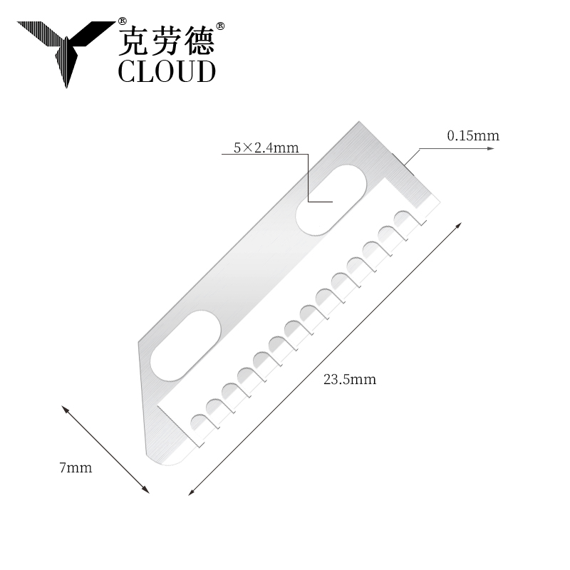 Portable Ultra-Smooth Steel Shaping Razor Blades