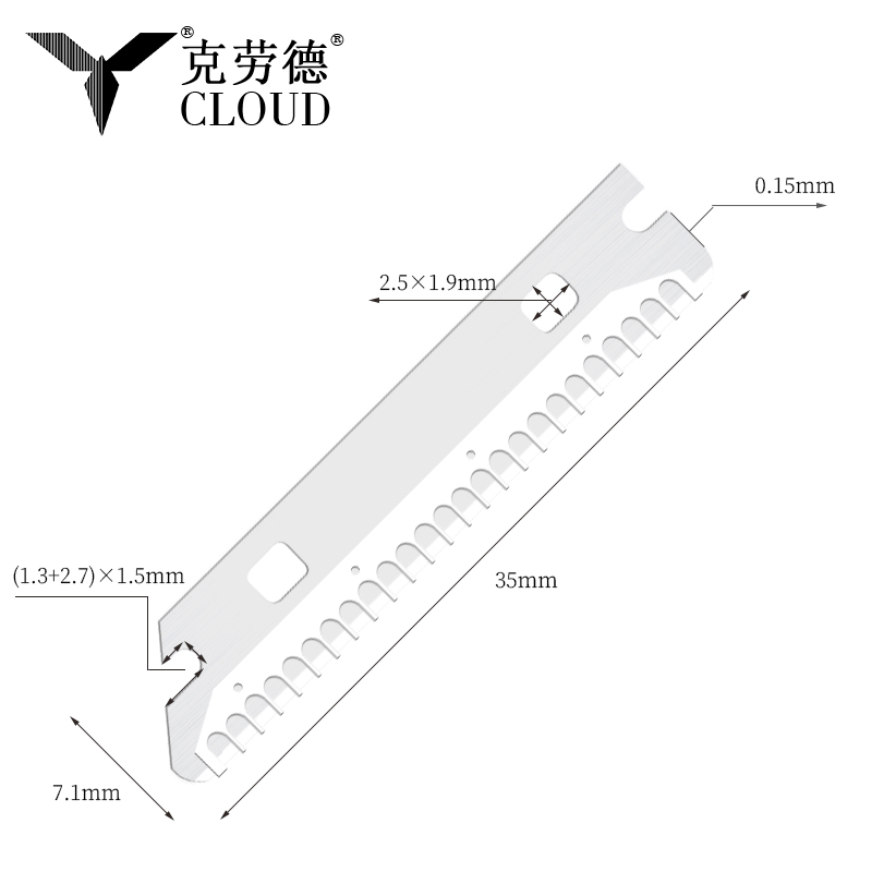 Multi-usus Reusable Diver Supercilium novacula laminae