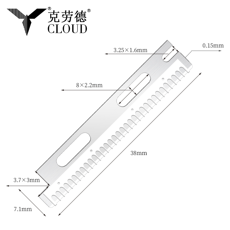 Multi-usus Reusable Diver Supercilium novacula laminae