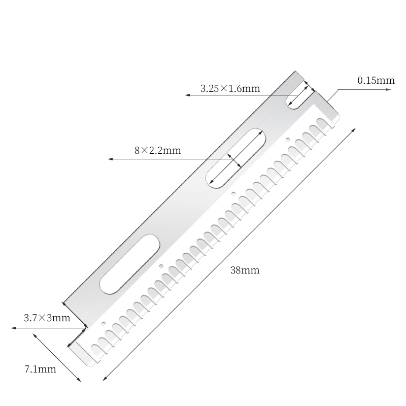 Multi-usus Reusable Diver Supercilium novacula laminae