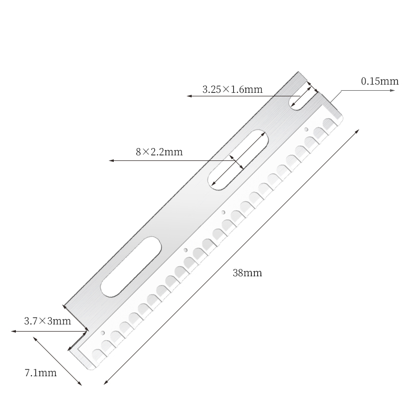 Multi-usus Reusable Diver Supercilium novacula laminae