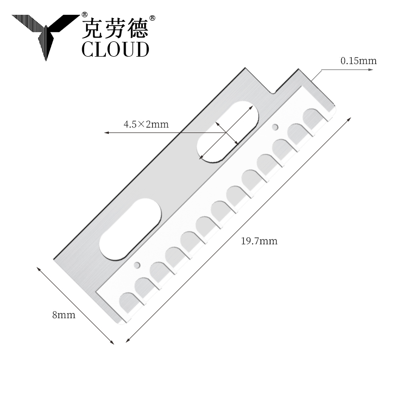 Subtilitas acuta Steel Supercilium Shaping Cultrum Blades