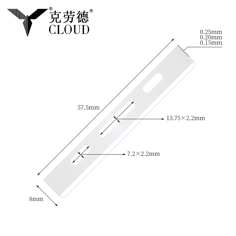 Diver Single Edge Hair Secans Blades