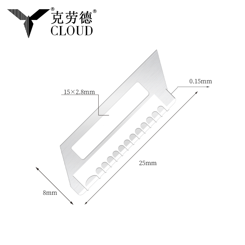 Portable Ultra-Smooth Steel Shaping Razor Blades